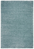 Aqua Plush Shag Area Rug, 12' x 15' P99572