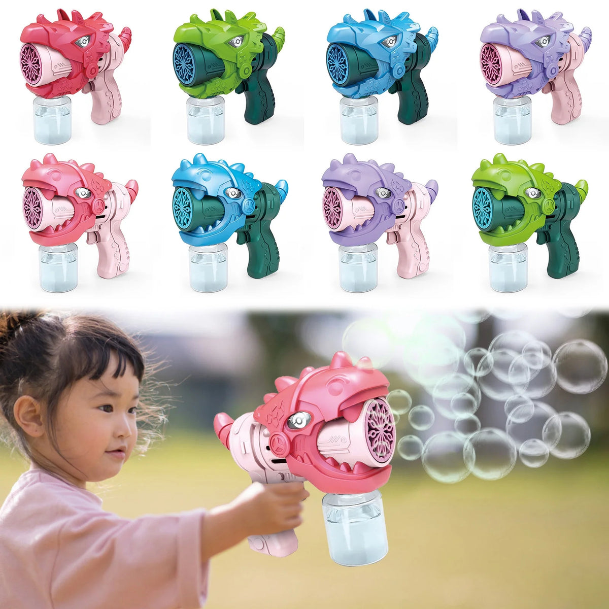Electric Bubble Machine Toys For Children Silver N85525
