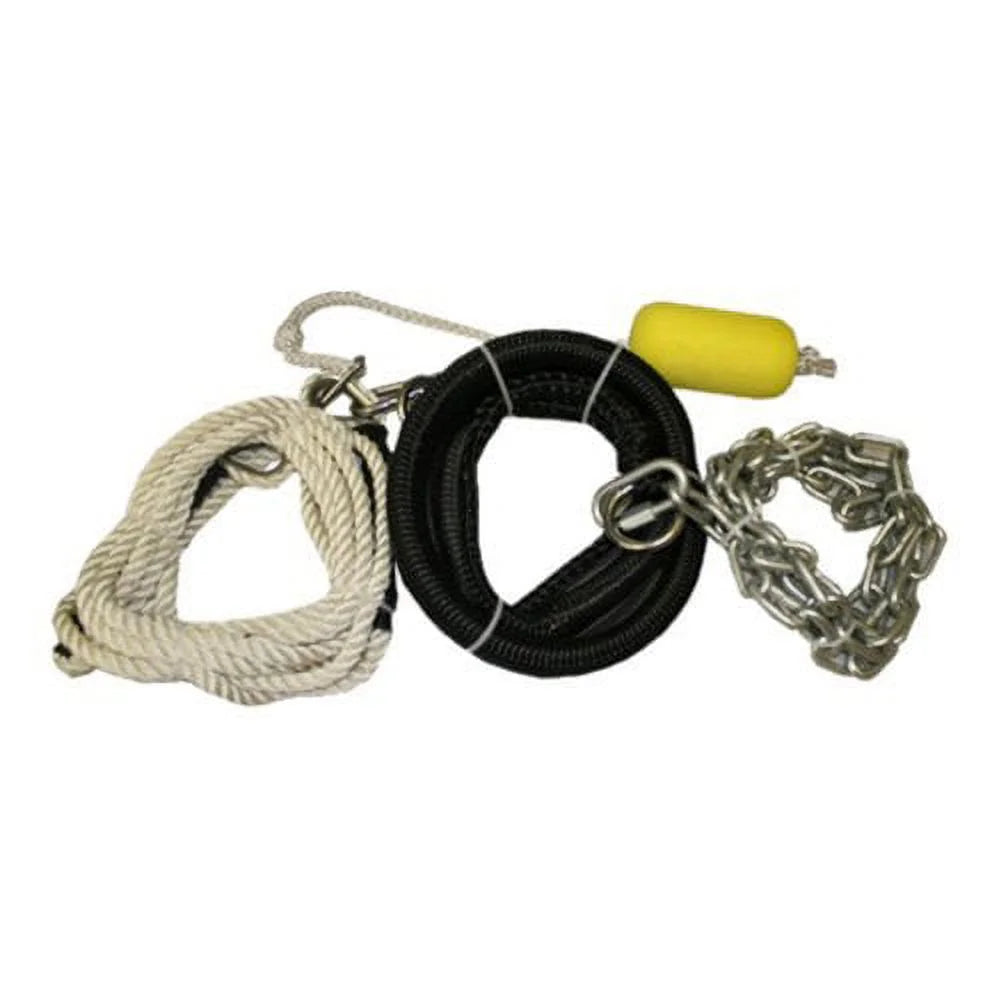 Black Nylon Anchor Bag Set with 20 Feet Line J485159