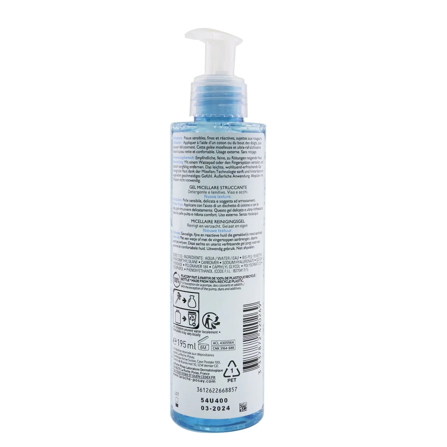 Micellar Make-Up Remover Gel 195ml L270