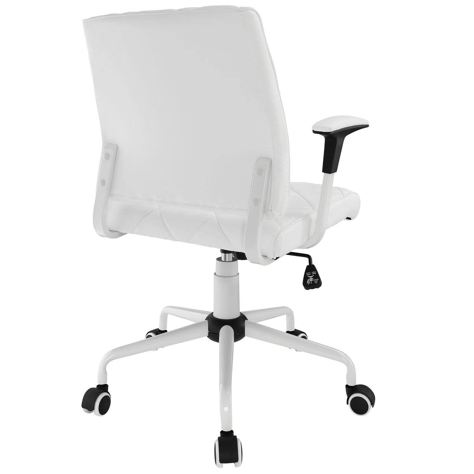 Brown Vinyl Office Chair C2769