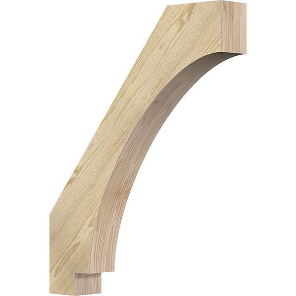 4x22W x 24x22D x 30x22H Rough Sawn Brace, Douglas Fir D158
