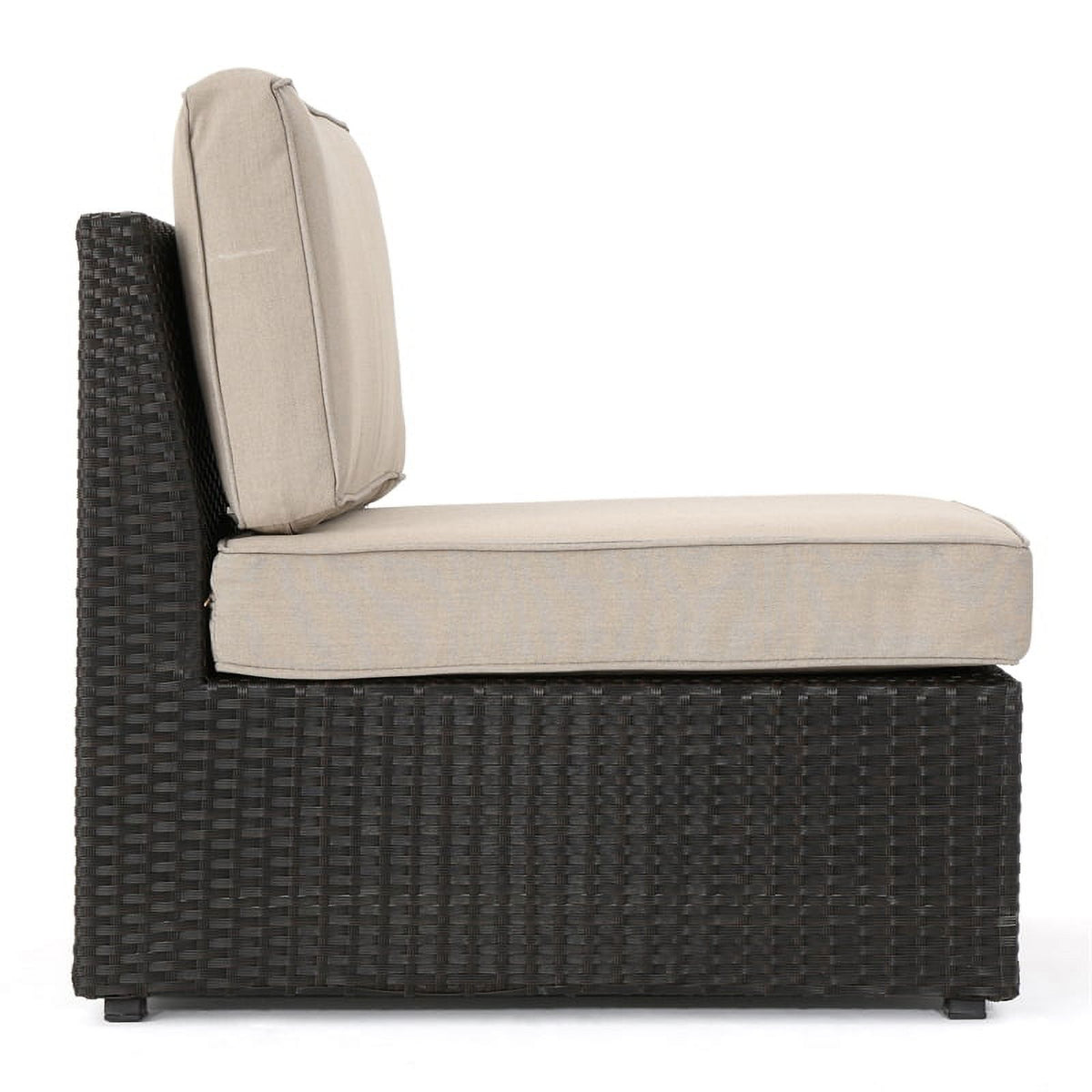 Outdoor 9 Seater Sectional Sofa and Club Chair Chat Set L566