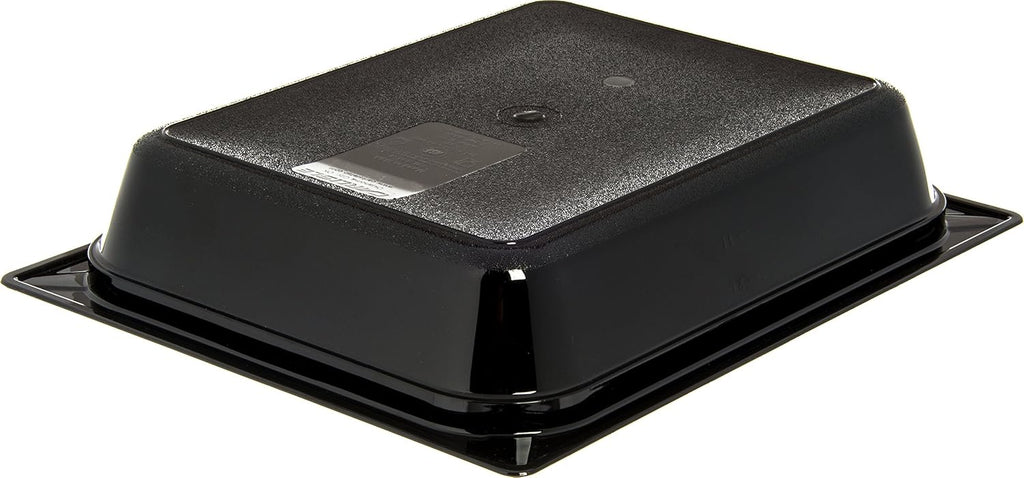 Black Half-Size Food Pan, 2.5 qt, Case of 6 X847
