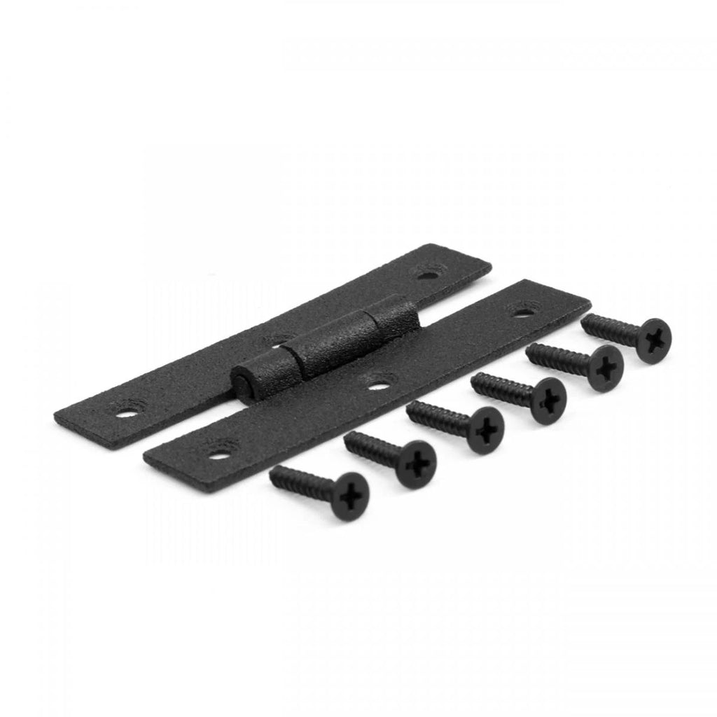 50 Cabinet Hinge Black Iron H Flush F68994