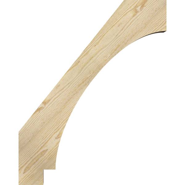 4x22W x 24x22D x 30x22H Rough Sawn Brace, Douglas Fir D158