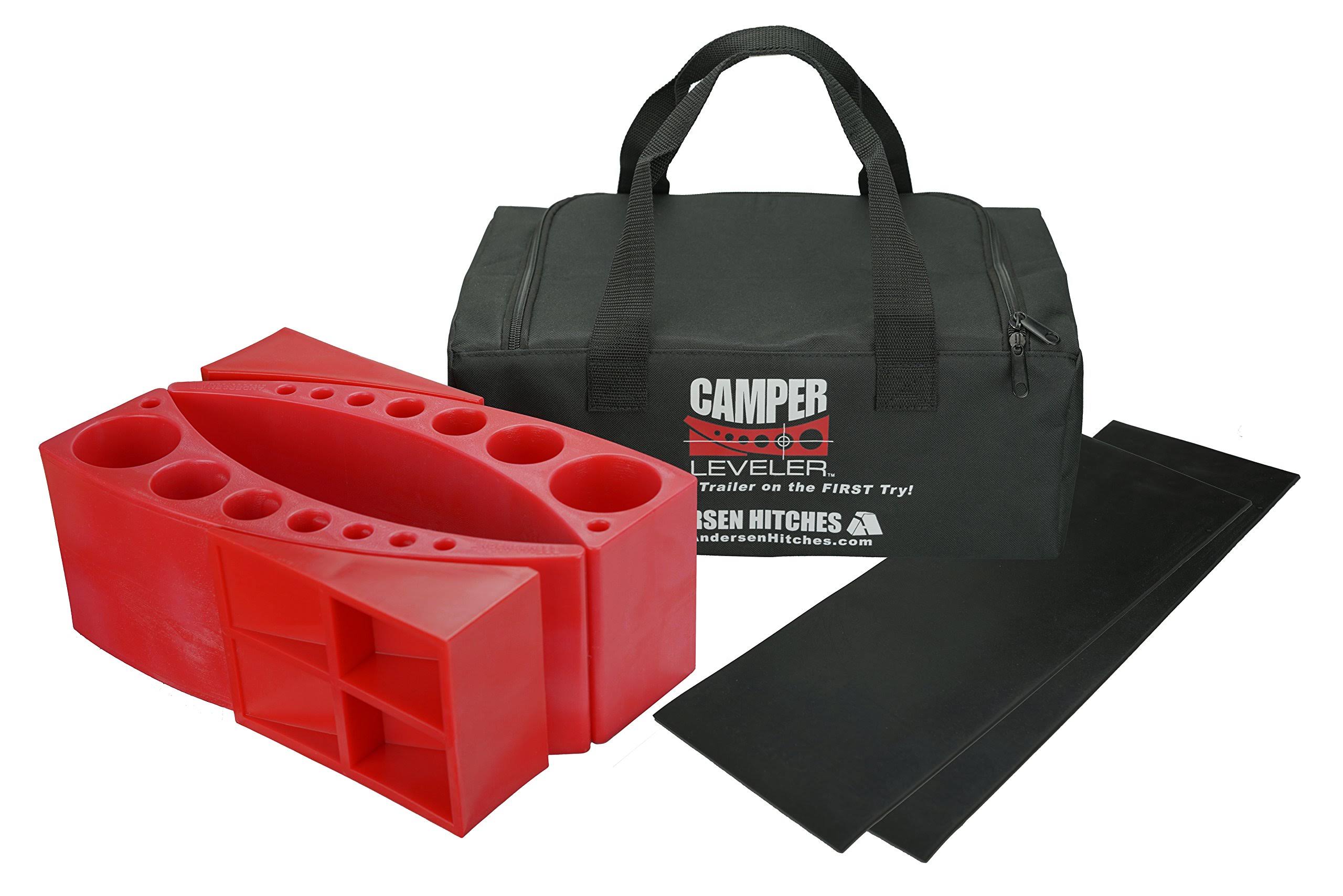 2-Pack Camper Leveler with 2 Rubber Mats in Carry Bag X28210