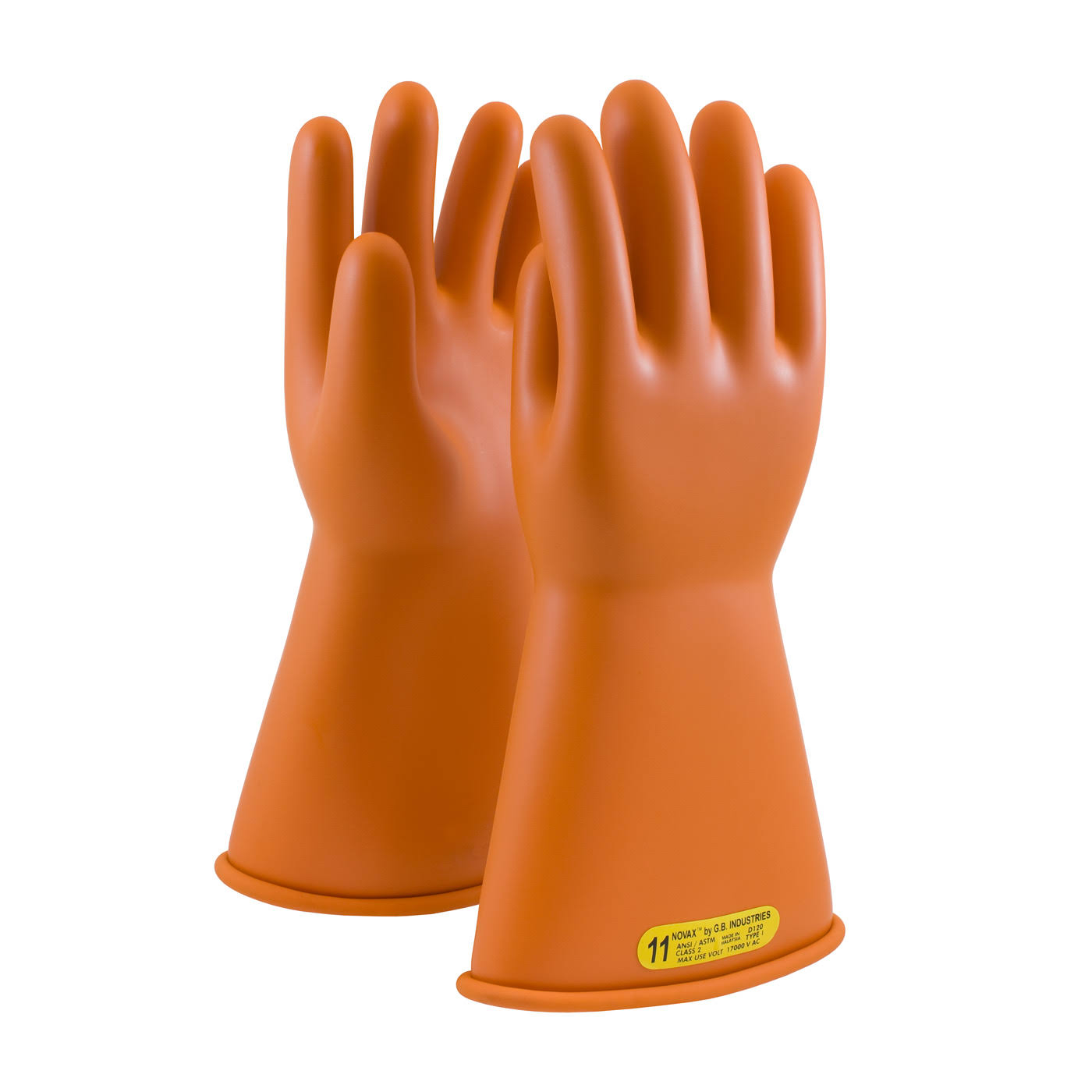 Rubber Insulating Glove with Straight Cuff - 14 F338878
