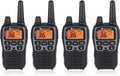36 Channel FRS Two-Way Radio Walkie Talkie, Black/Silver, Pack of 2 O8718