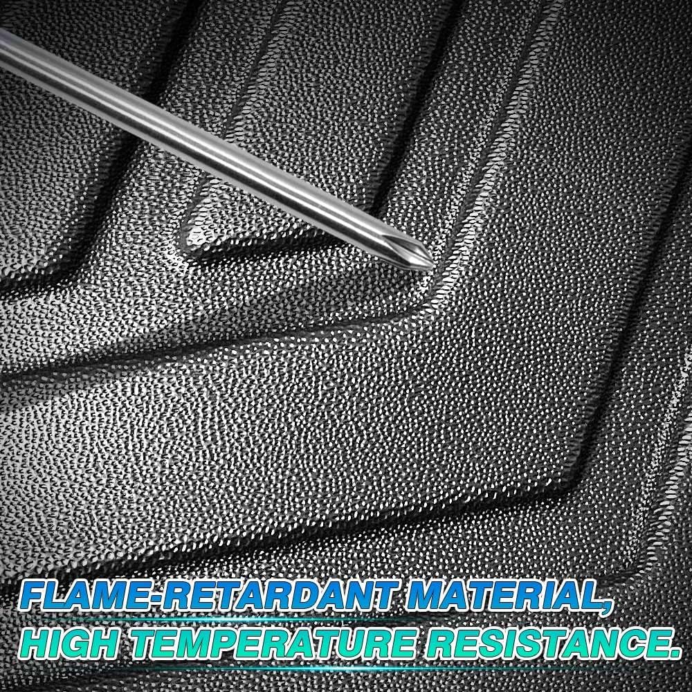 All Weather 3 Row Floor Liner Set Black R9528