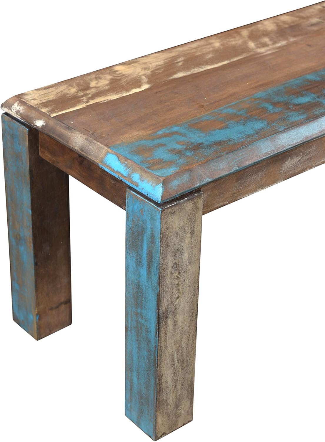 Brown Sheesham Wood Live Edge Bench N512