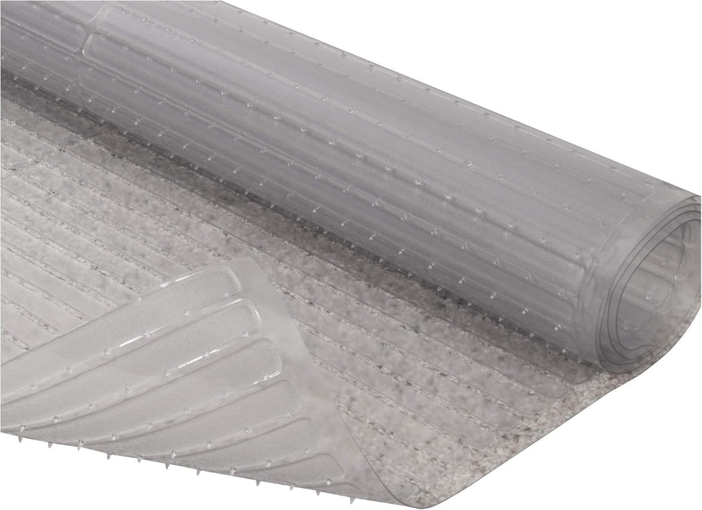 Clear Plastic Floor Protector Mat, 27 inches x 6 feet, Pack of 2 R601014