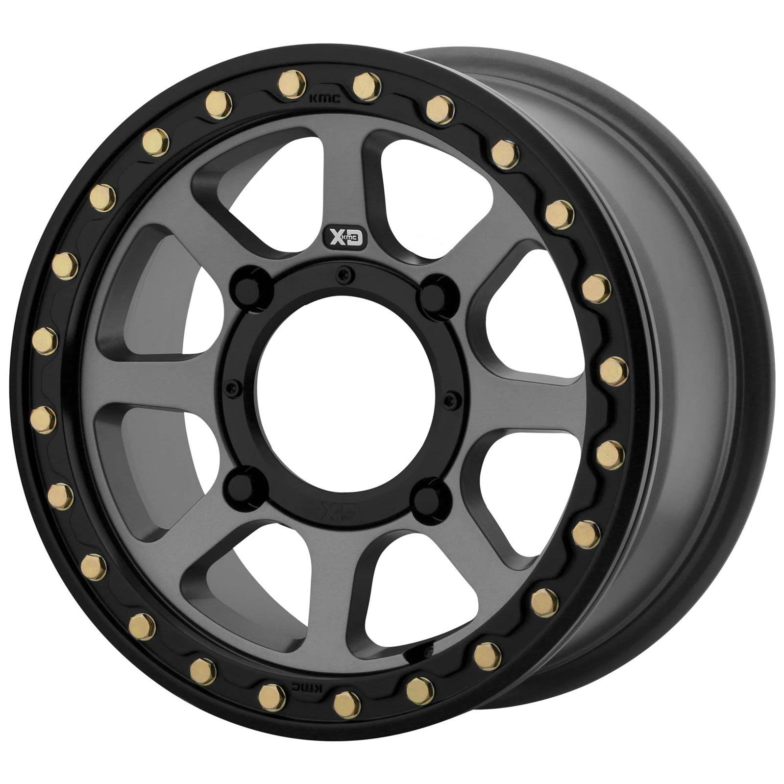 Satin Gray Beadlock Wheel 14x7 R3830