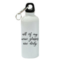 White Aluminum Sports 20 oz Water Bottle I505