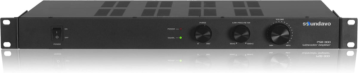 300W Max Subwoofer Amplifier with Crossover/Phase Control F327