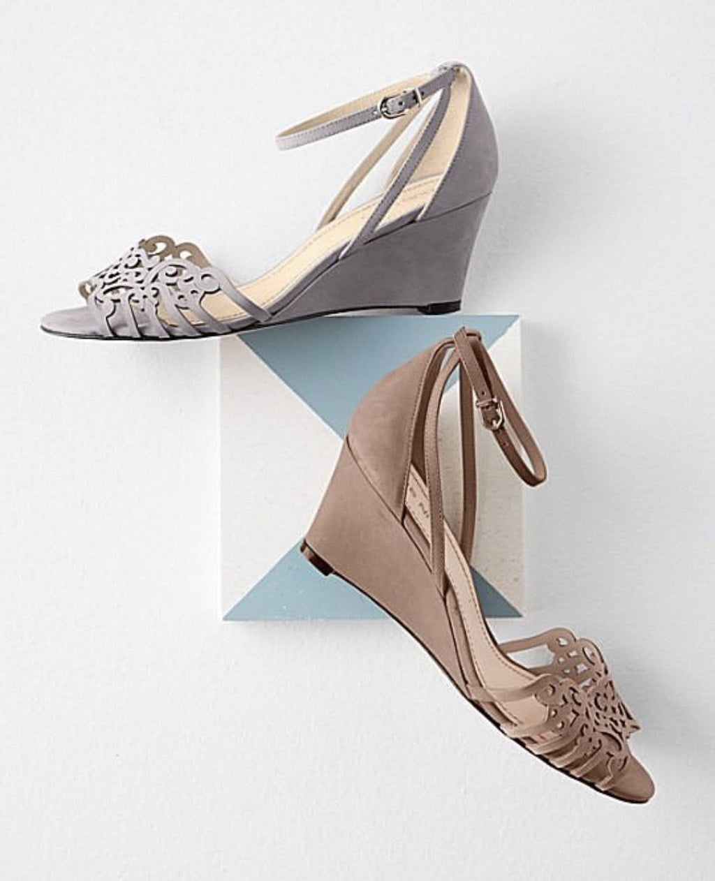 Taupe Nubuck Wedge J166009