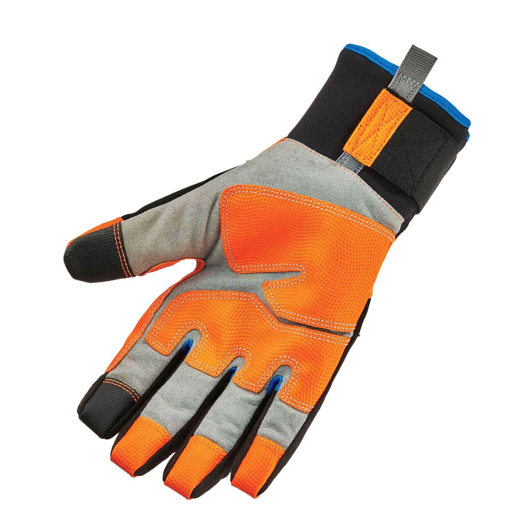 Orange Thermal Waterproof Utility Gloves Y643636