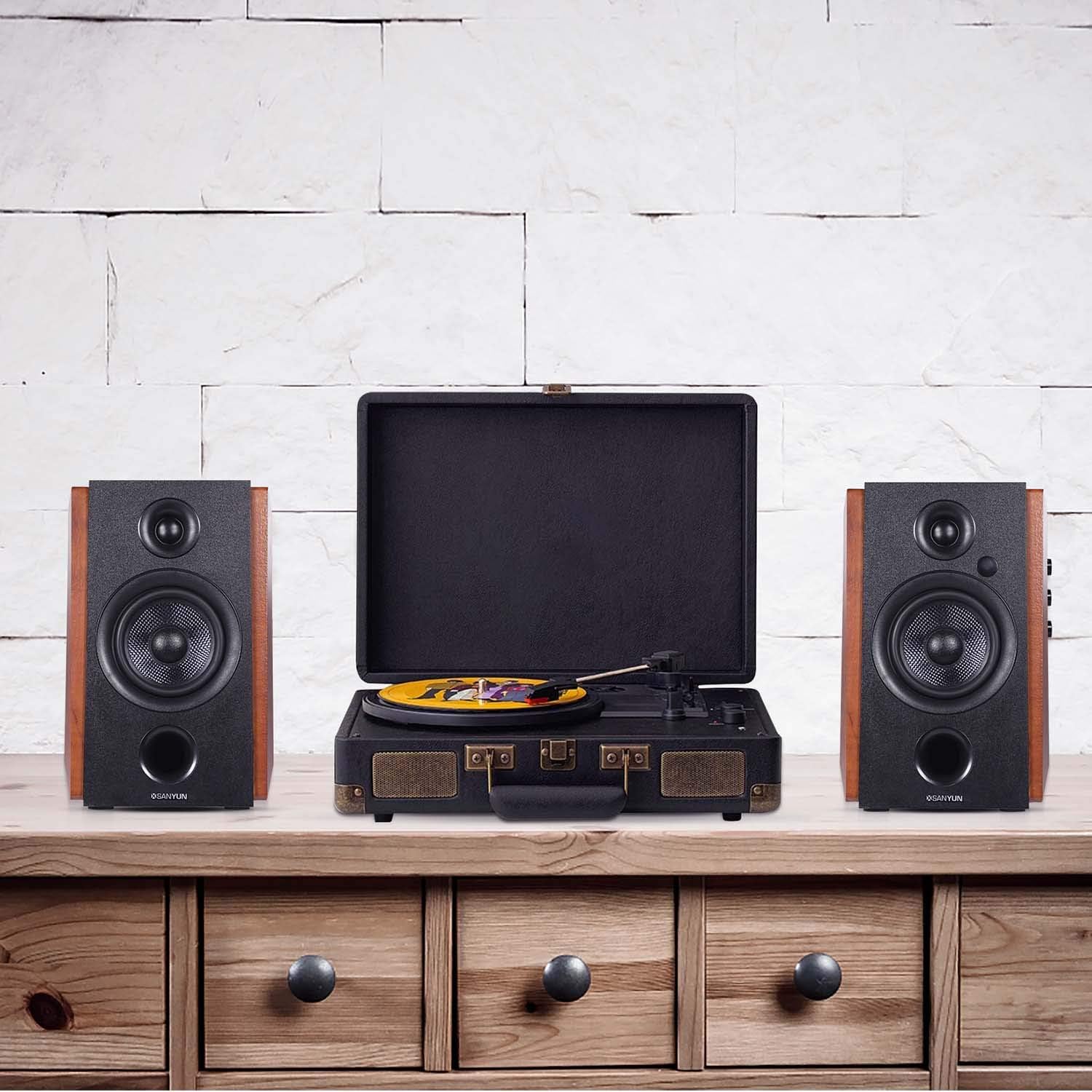 Active Bookshelf Speakers with Carbon Fiber Speaker Unit V859