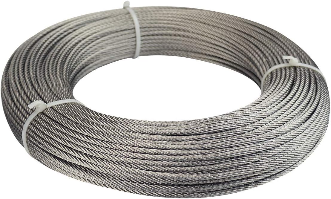165Feet 5/32 Stainless Steel Wire Rope Cable Railing D419