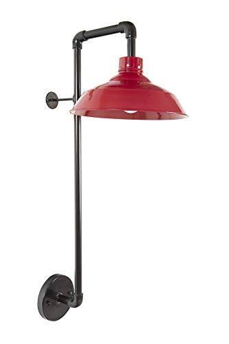 Red Metal Wall Sconce B9621