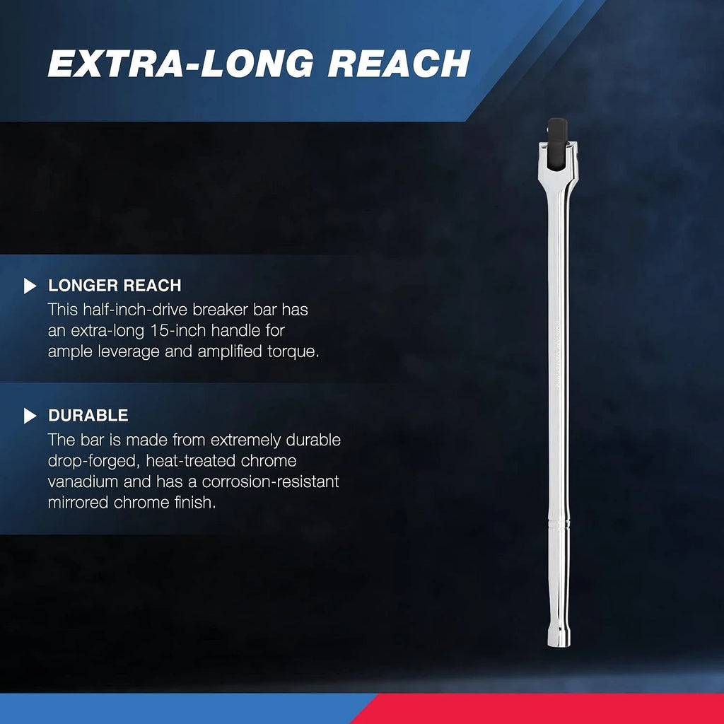 1/2" Drive 24-Inch Flex Head Breaker Bar T19975
