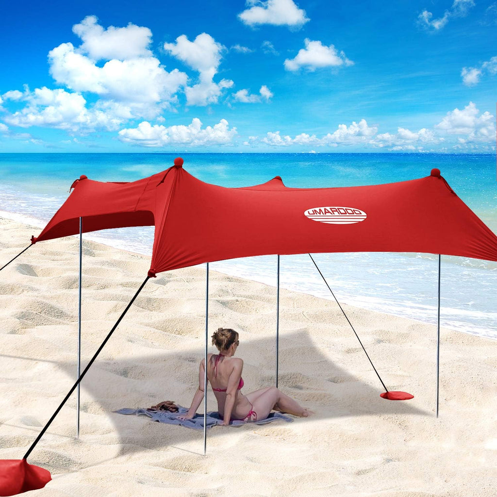 Blue 7X7 FT Pop Up Beach Tent with Carrying Bag E371