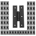 50 Cabinet Hinge Black Iron H Flush F68994