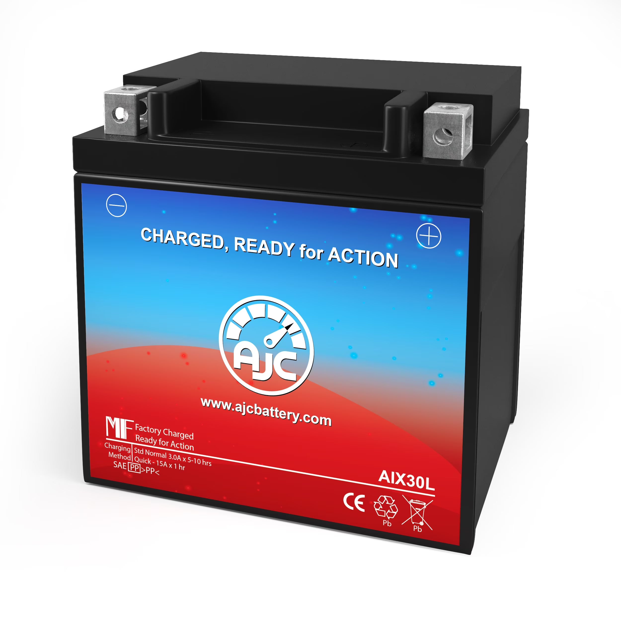 AJC Battery Compatible with Polaris Slingshot S with Technology Package I AutoDrive 2000CC Motorcycle Replacement Battery (2021) Q31863