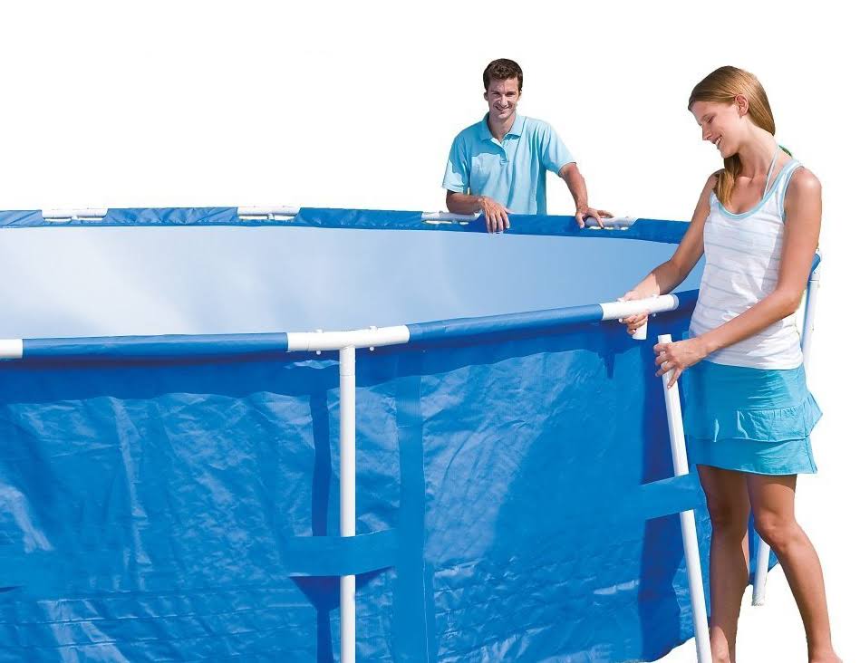 10 x 30x22 Steel Pro Frame Round Above Ground Swimming Pool Set M1708