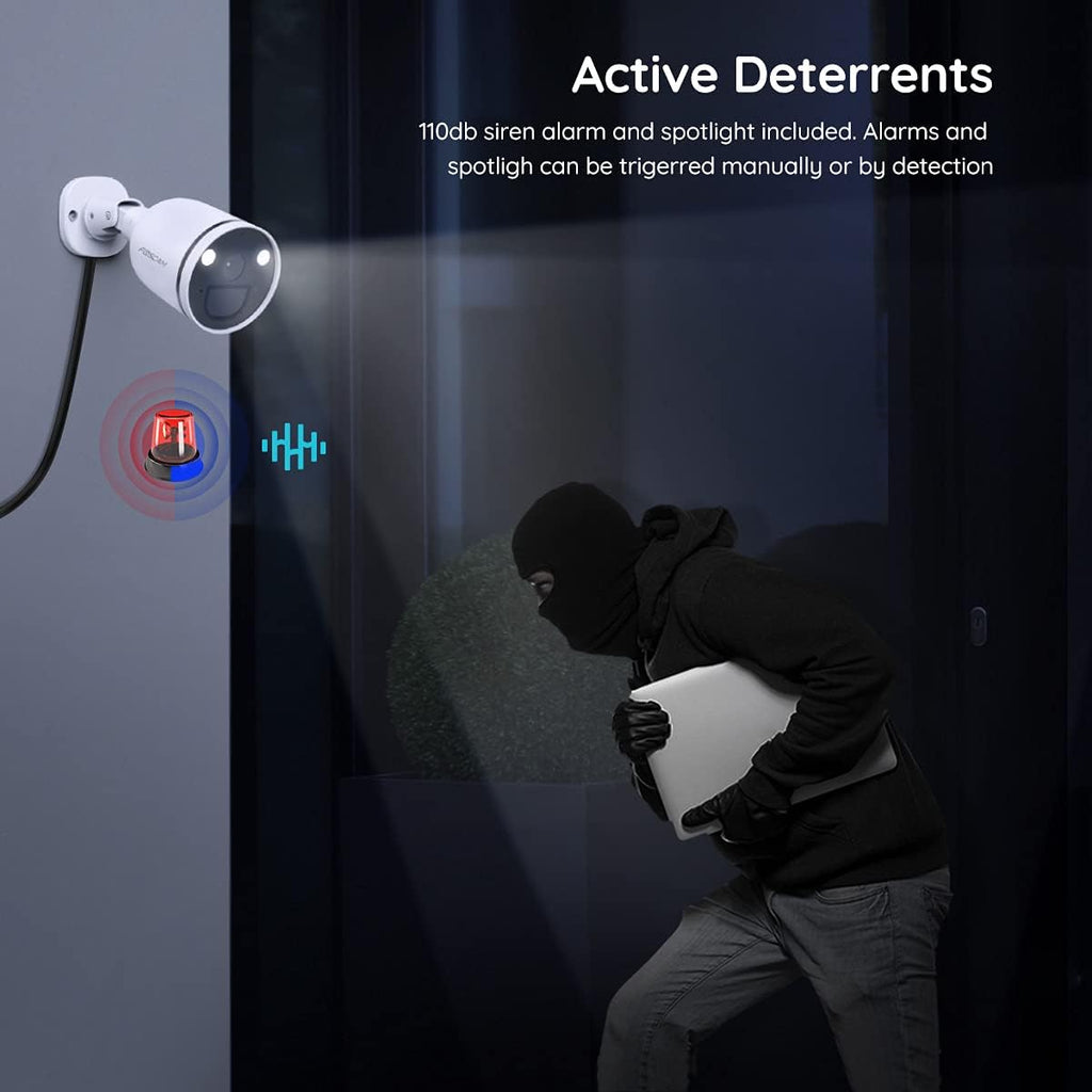 2K/4MP Wifi Security Camera with Color Night Vision O1112