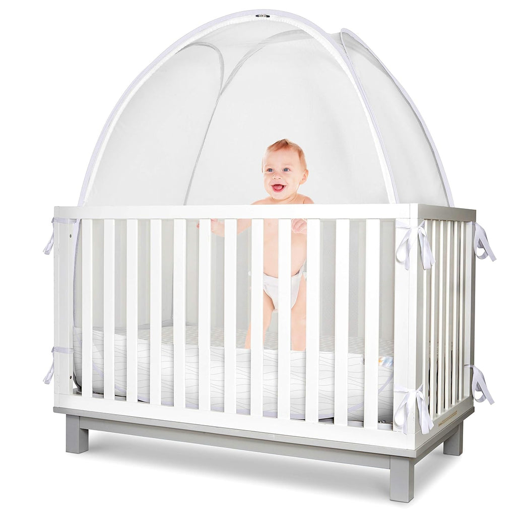 White Wave Pop-Up Crib Tent Canopy Pack of 2 W12208