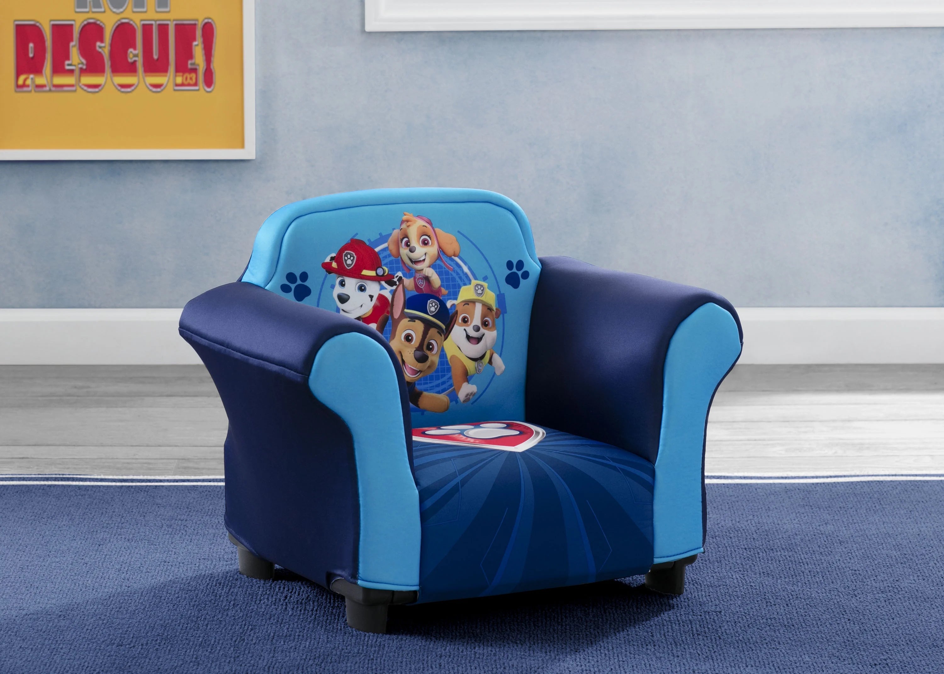 Blue Toddler Armchair with Plastic Frame L244938