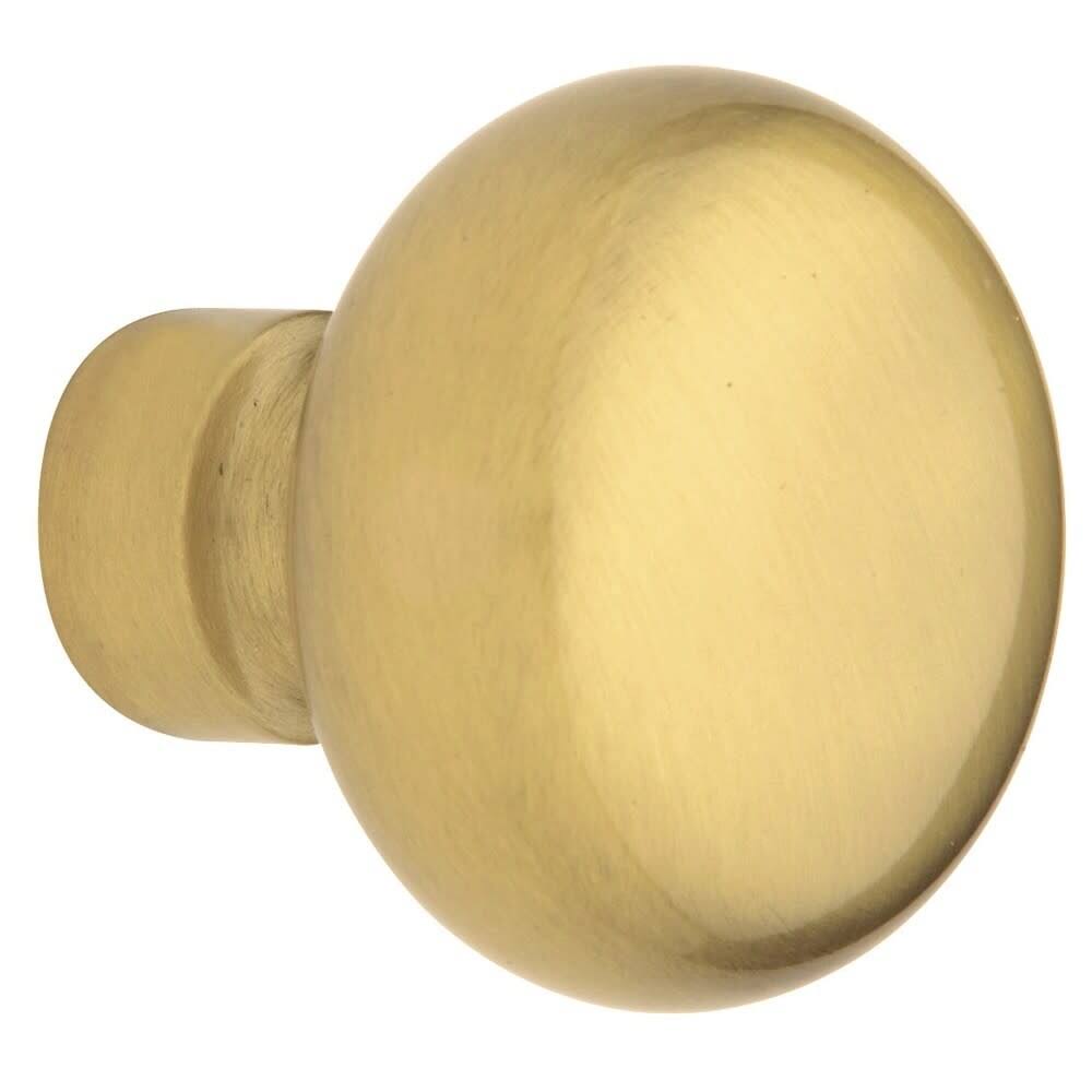 Satin Brass and Brown Pair of Knobs G924