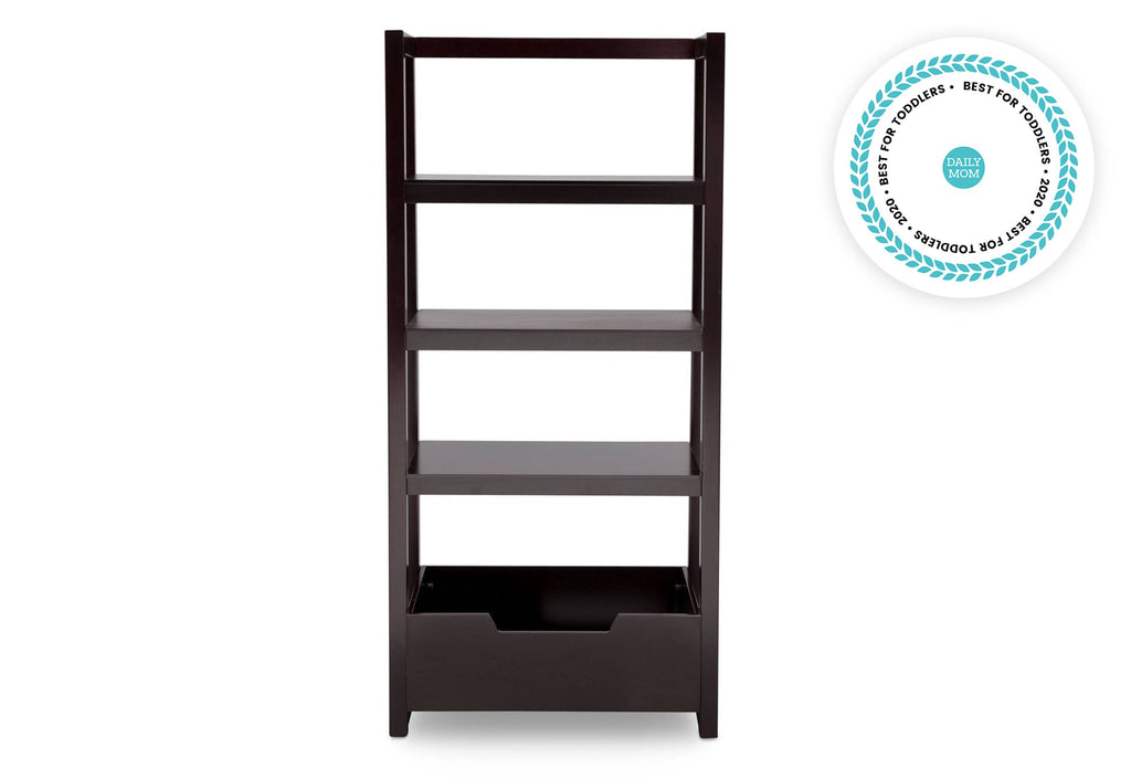 White Grey Ladder Shelf R8929