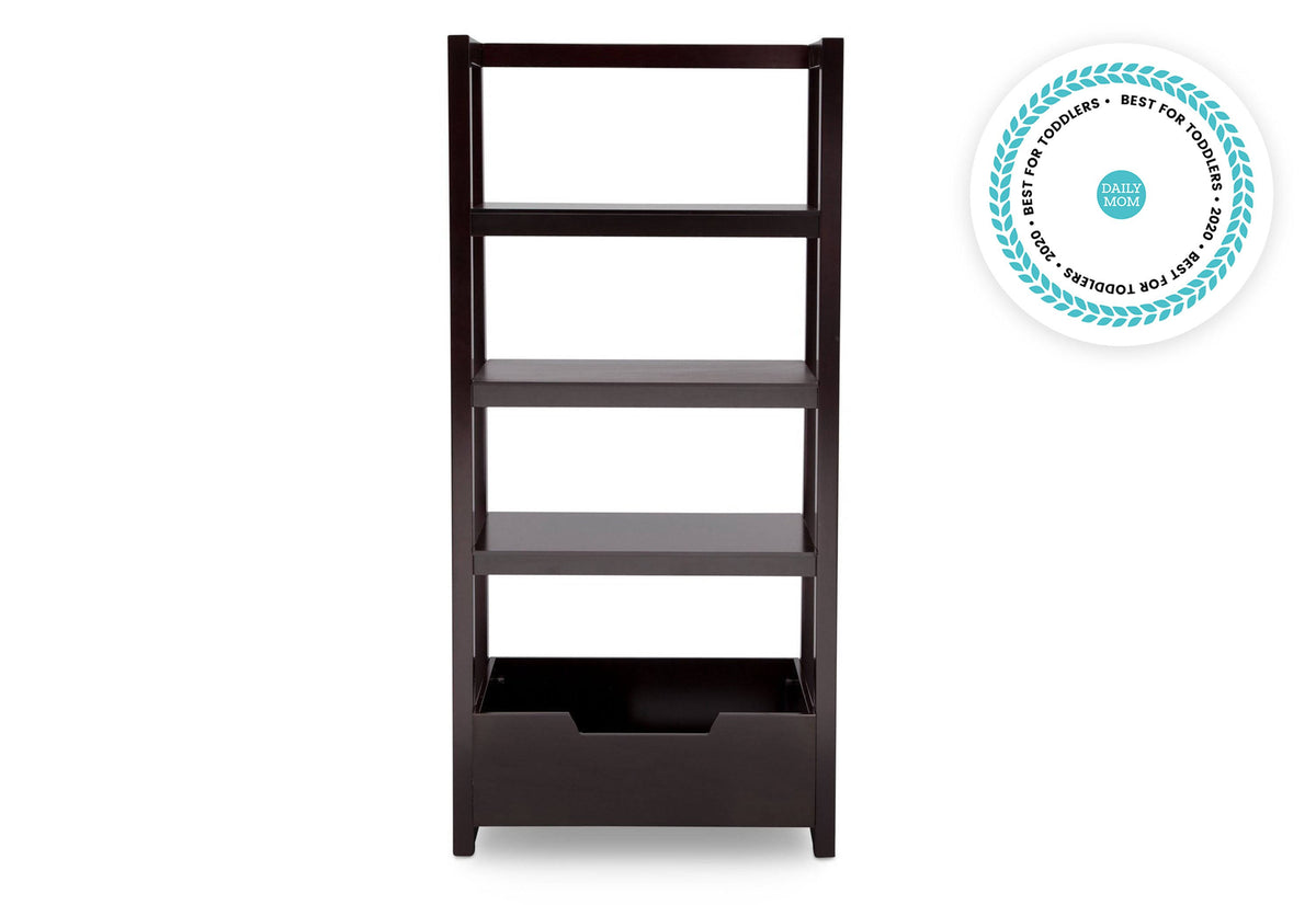 White Grey Ladder Shelf R8929