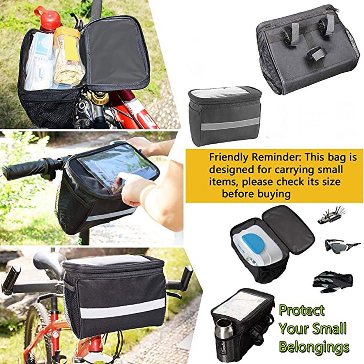 3PC Bike Front Bag E794