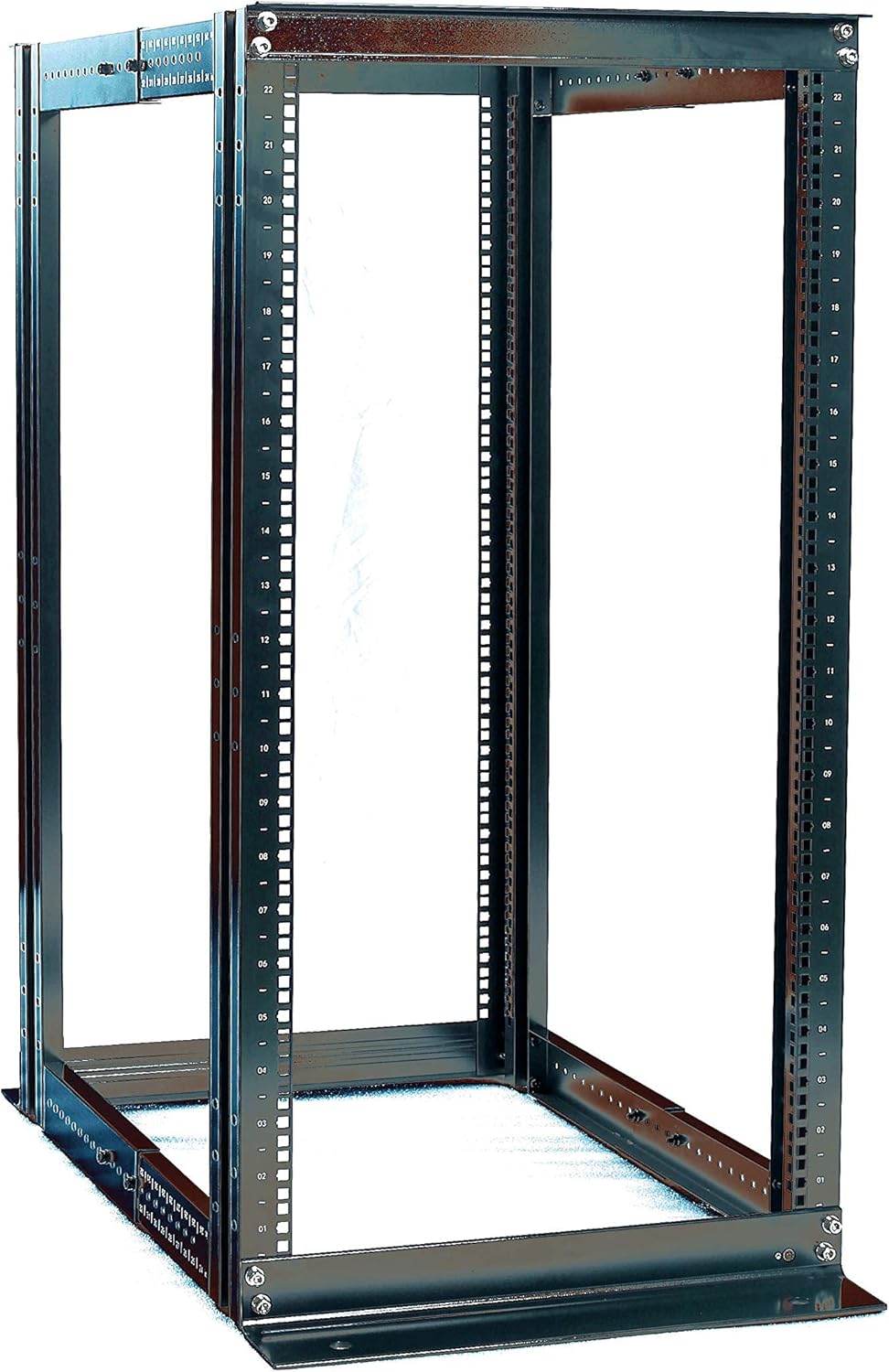 22U 4 Post Open Rack Frame Rack Enclosure 19 Inch Adjustable Depth Aluminum M227