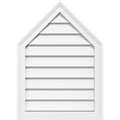 Peaked Top Surface Mount PVC Gable Vent B66695