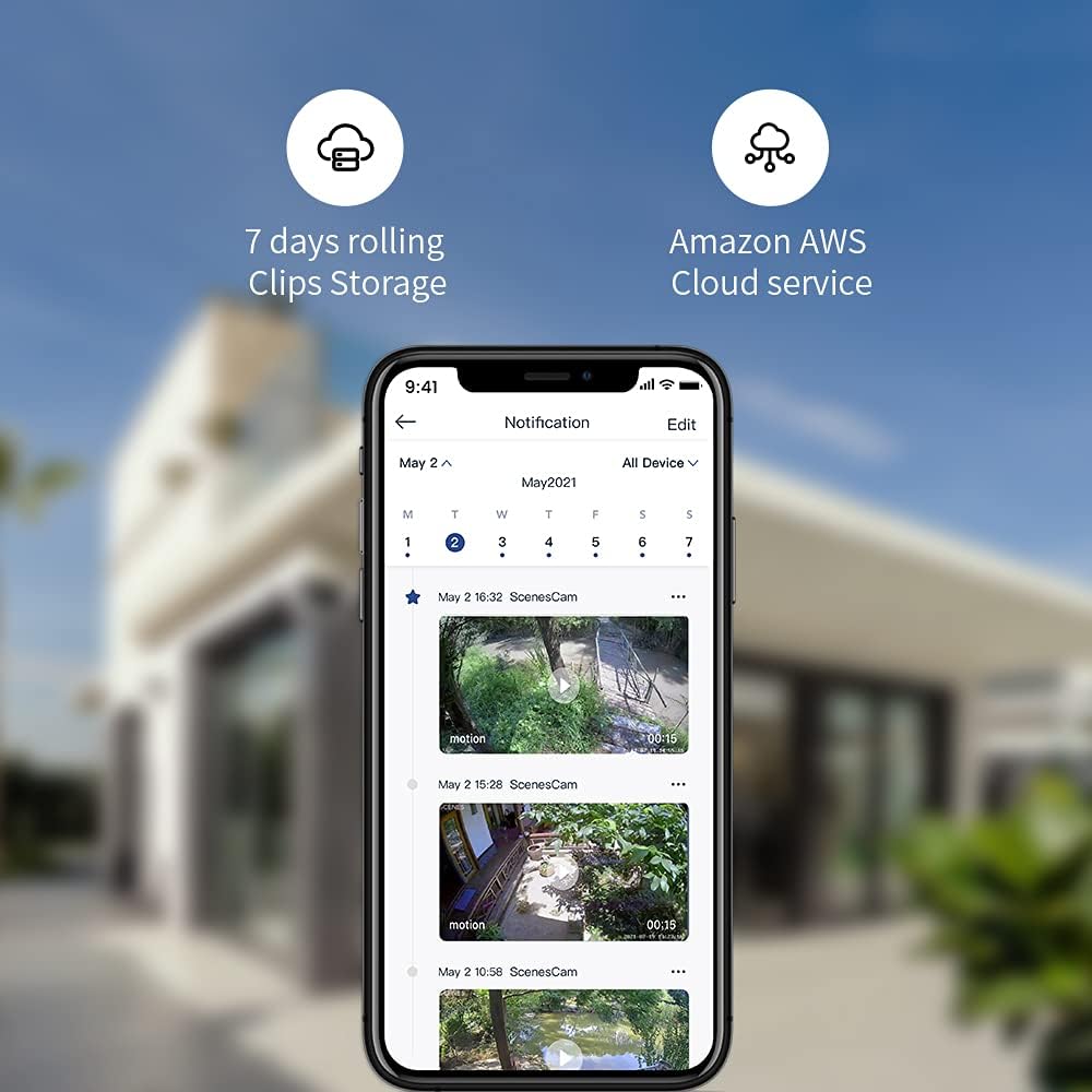 Wireless Outdoor Security Camera System O84260