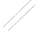 Solid 925 Sterling Silver Miami Cuban Link Chain Necklace 2.5mm, 26 in E251