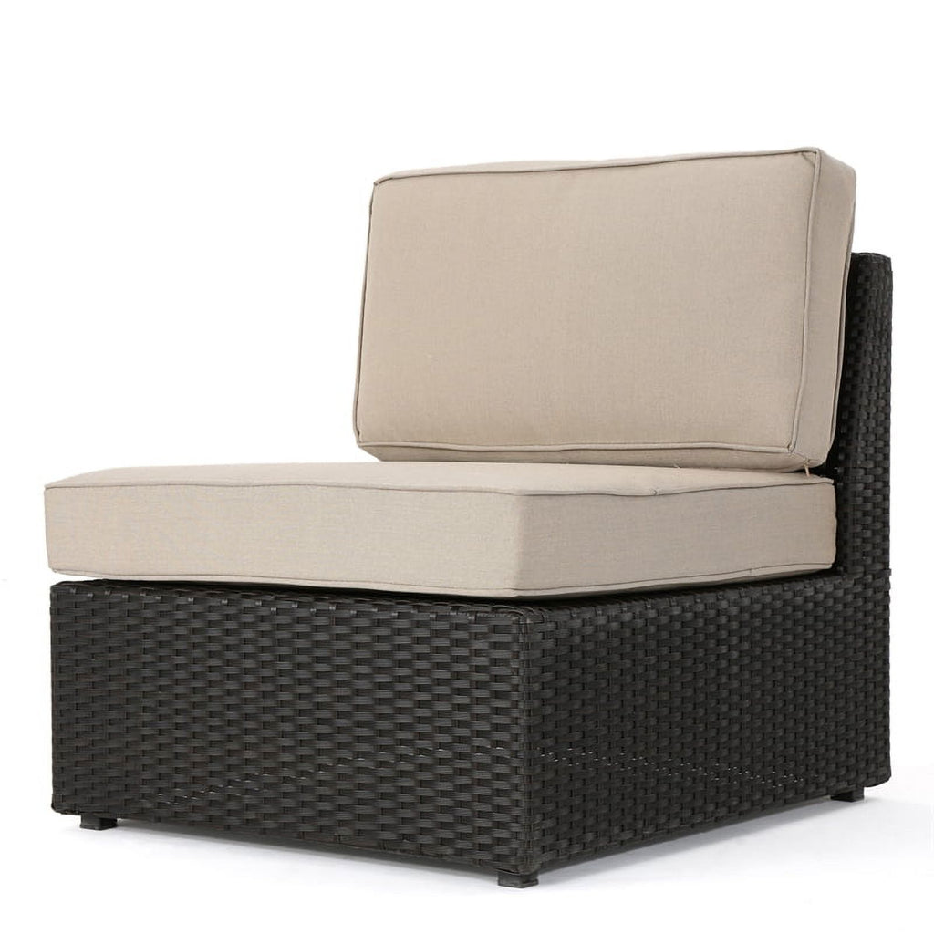 Outdoor 9 Seater Sectional Sofa and Club Chair Chat Set L566