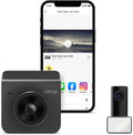 Gray Dash Cam Front and Rear 2K QHD Built in WiFi P51658