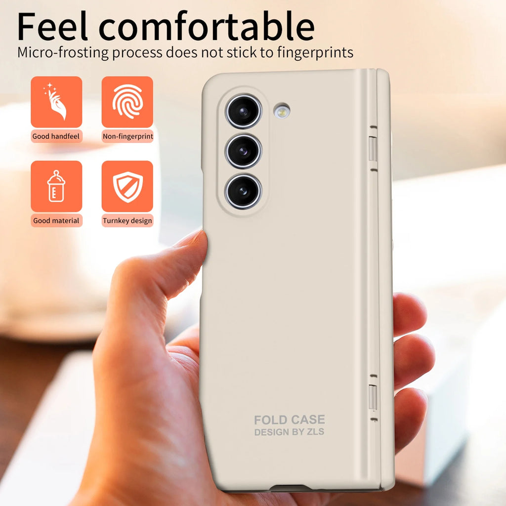 White Slim Full Body Case with Tempered Glass Screen Protector T937675
