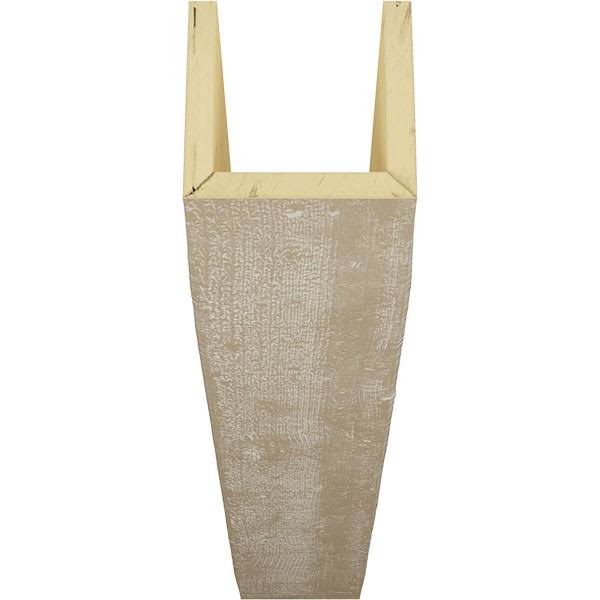 White 3-Sided Faux Wood Ceiling Beam P853