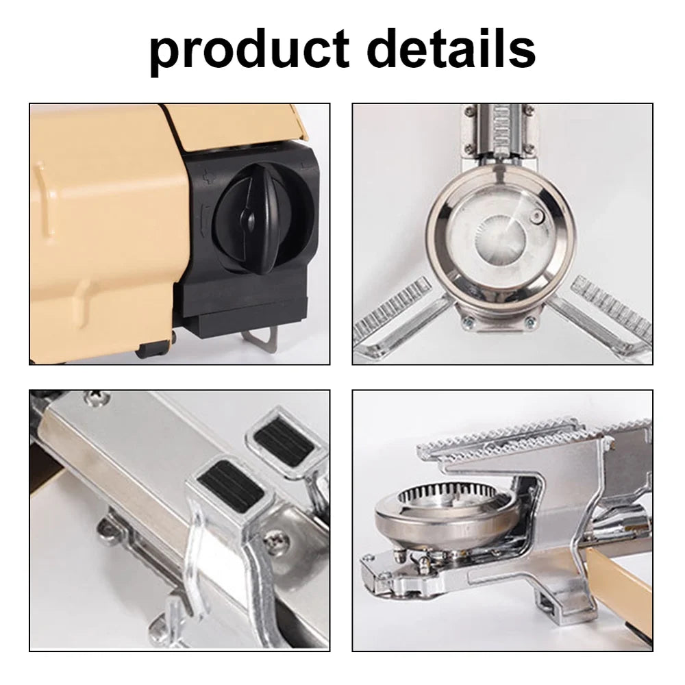 Portable Folding Butane Camping Stove with Carrying Bag T6995