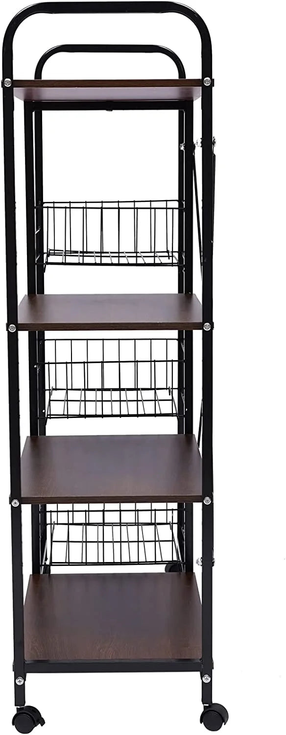 Industrial Microwave Oven Stand with Storage Shelf O7334