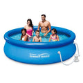 10-ft Quick Set Ring Swimming Pool with Filter Z714941