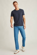 Slim Steel Blue Tech Chinos M8133