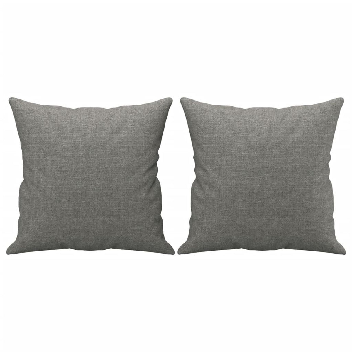 Dark Gray 2-Seater Fabric Sofa with Pillows and Cushions W111365