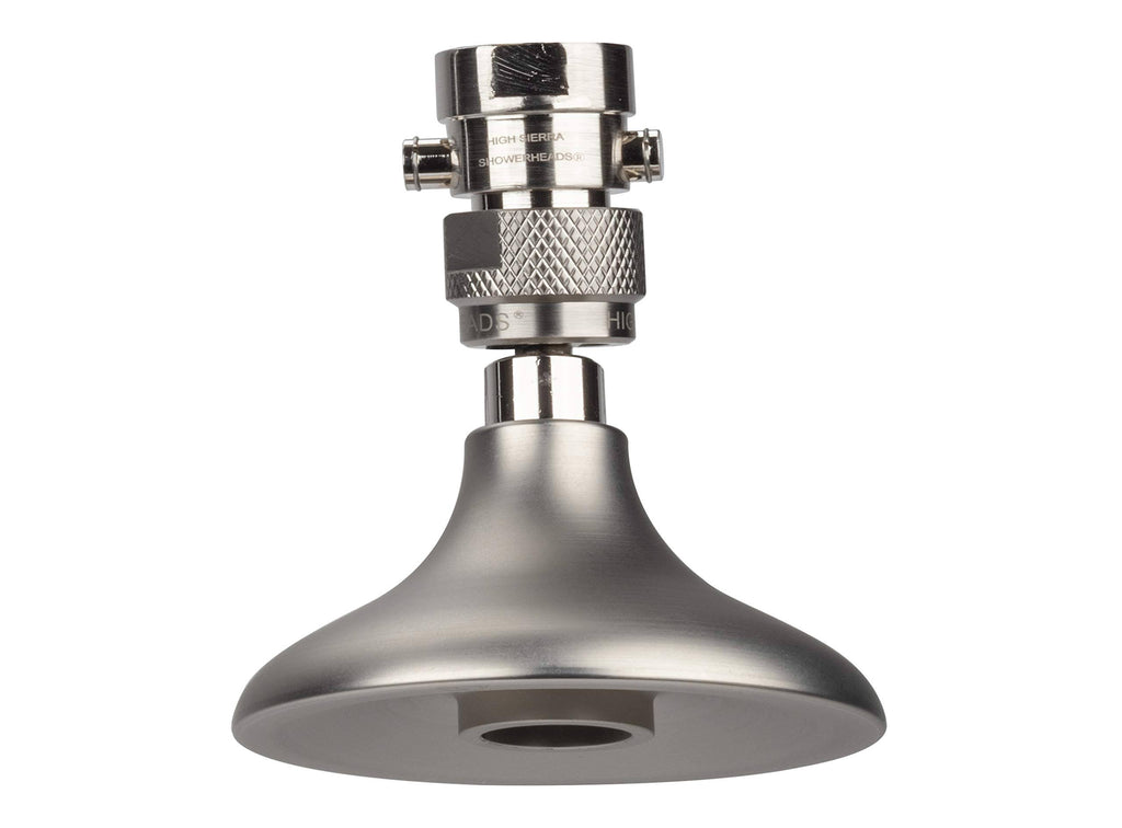 Nickel All Metal Shower Head with Trickle Valve Q669